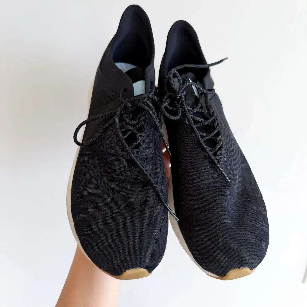Saysh One Lightweight Lace Up Lifestyle Sneaker Shoes Black 9